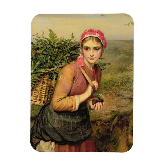 Fern Gatherer Magnet (Vertikal)
