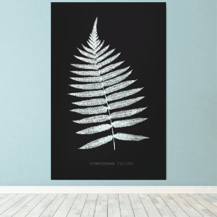 Fern - Gymnogramma Villosa - röntgeneffekt - 06 Canvastryck