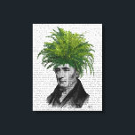 Fern Head Plant Head Canvastryck<br><div class="desc">Mode och</div>