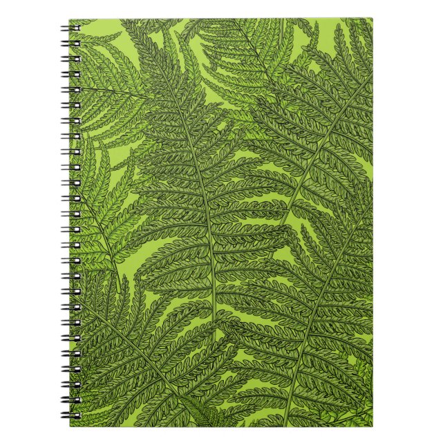 Fern i grönt anteckningsbok (Framsidan)