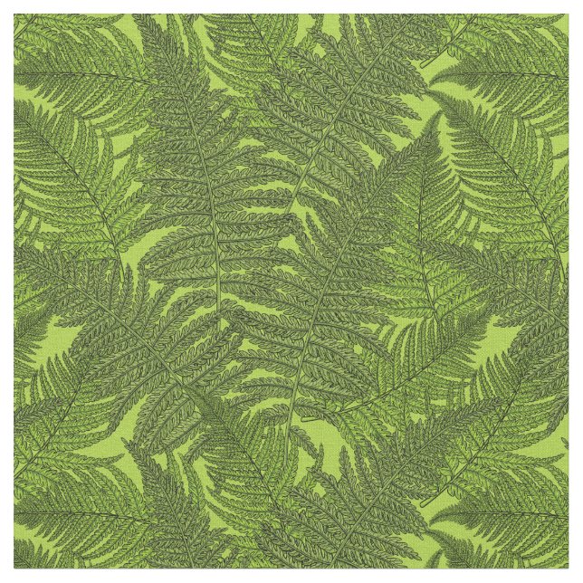 Fern i grönt tyg (Närbild)