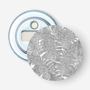 Fern i svartvitt flasköppnare