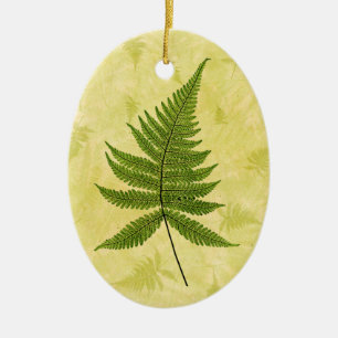 Fern Julgransprydnad Keramik