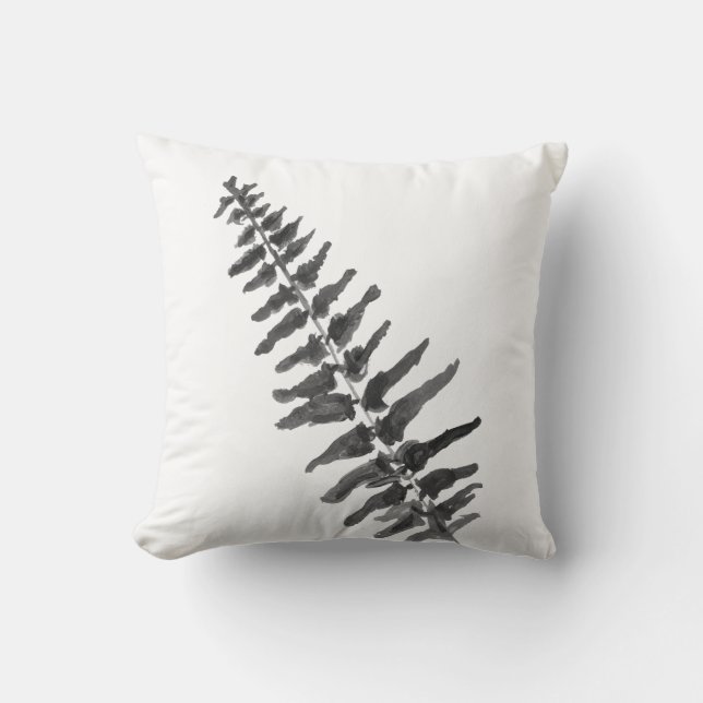 Fern Löv Beige Botanical Pillow Kudde (Framsida)