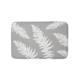 Fern Löv Grått botaniskt badbad Mat Badrumsmatta