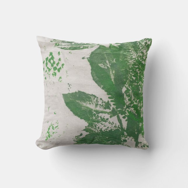 Fern Löv Grått Printaking botanical Pillow Kudde (Framsida)