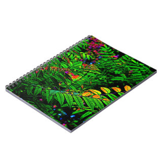 Fern Löv Notebook Anteckningsbok Med Spiral