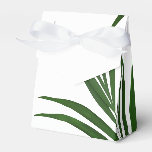 Fern Löv Tropical Favor Box Presentaskar (Framsidan Sidan)