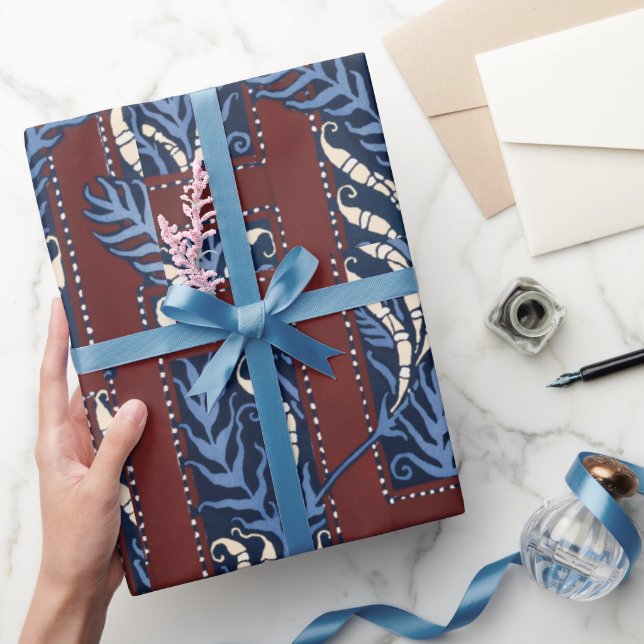 Fern mönster oriental Samarkande Wrapping Papper Presentpapper (Gifting)