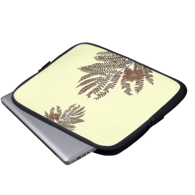 Fern och Flower Laptop Sleeve (Framre botten)