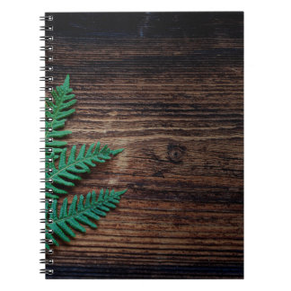 Fern plant wood small fern grunge anteckningsbok