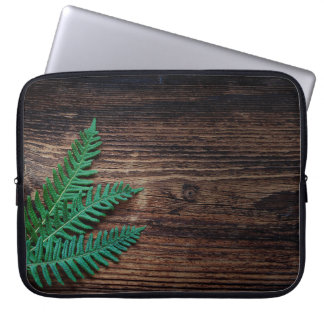Fern plant wood small fern grunge laptop fodral
