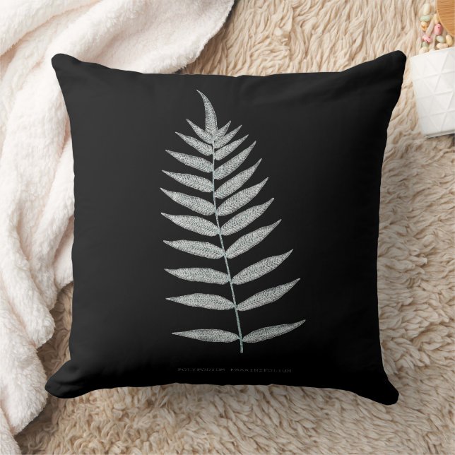 Fern - Polypodyum Fraxinifolium - röntgeneffekt -  Kudde (Filt)