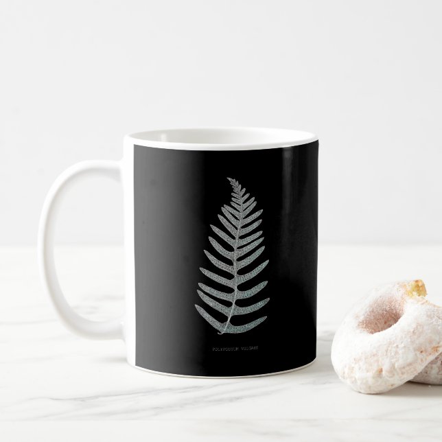 Fern - Polypodyum Vulgare - röntgeneffekt - 09 Kaffemugg (Med munk)