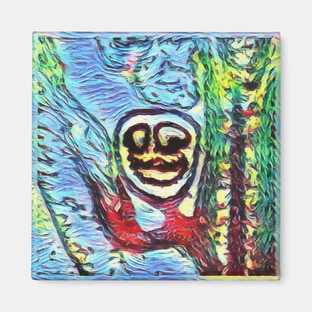 Fern Spores "Smiling" Magnet (Framsidan)