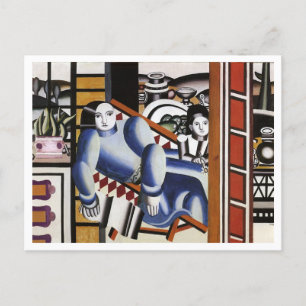 Fernand Léger, 1922, La femme et l'enfant, Modern Vykort