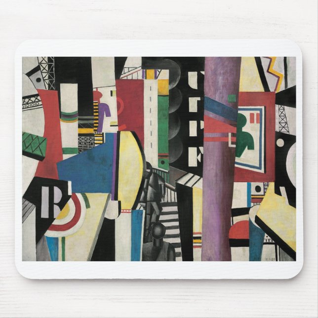 Fernand Léger, The City, 1919, Modern Postcard Musmatta (Framsidan)