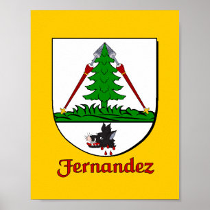 Fernandez Family Shield Skriv ut Poster