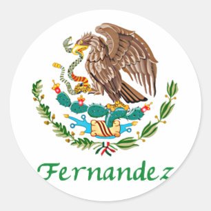 Fernandez Mexican National Seal Runt Klistermärke