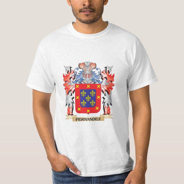 Fernandez vapensköld - familjvapensköld tee shirt (Framsida)