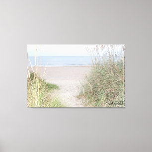 Fernandina Beach Access Canvastryck