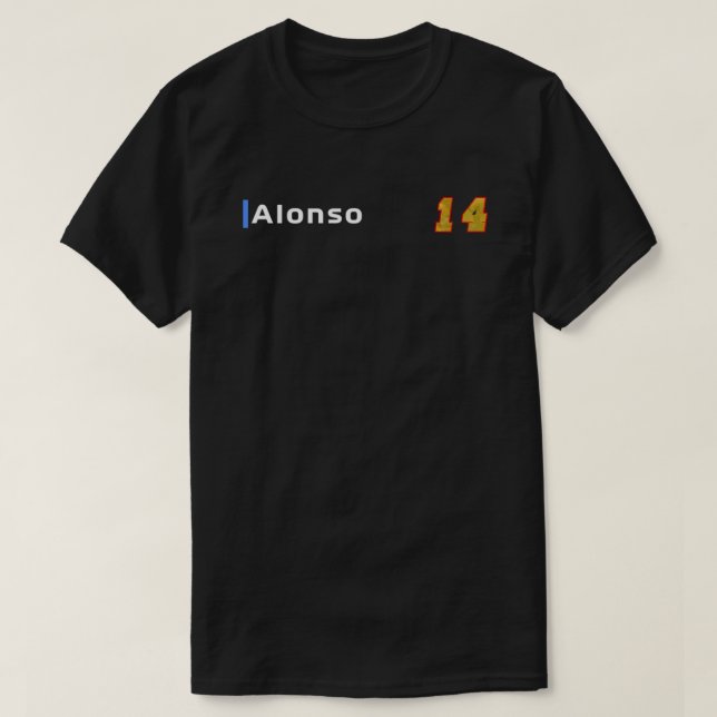 Fernando Alonso 14 T Shirt (Design framsida)