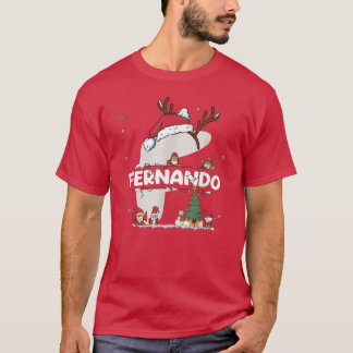 Fernando Christmas w Fernando Name for funny Xmas T Shirt