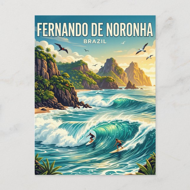 Fernando de Noronha Brasilien Vykort (Framsida)