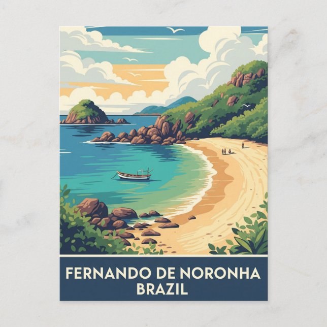 Fernando de Noronha Brasilien Vykort (Framsida)