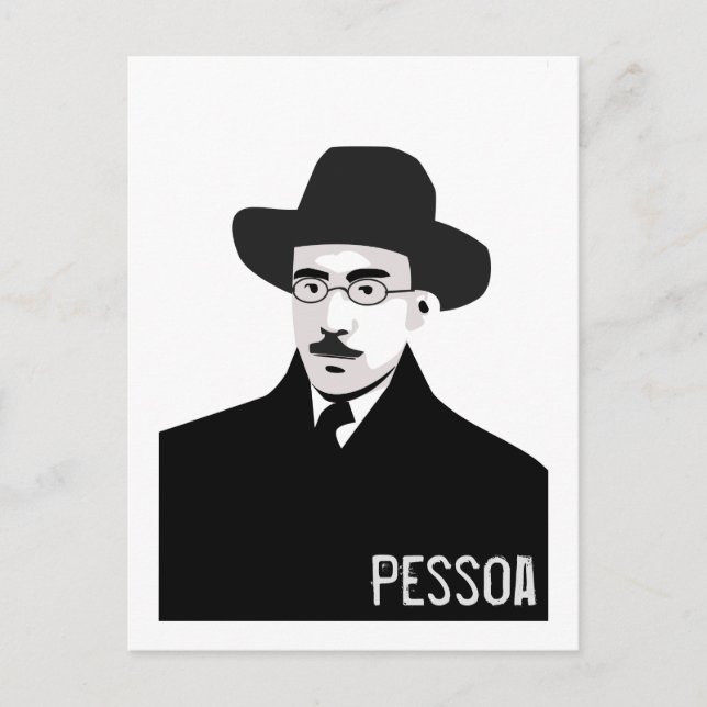 Fernando Pessoa Postcard Vykort (Framsida)
