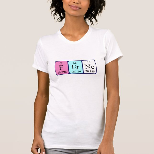 Ferne Perie bord namn shirt Tröja (Framsida)