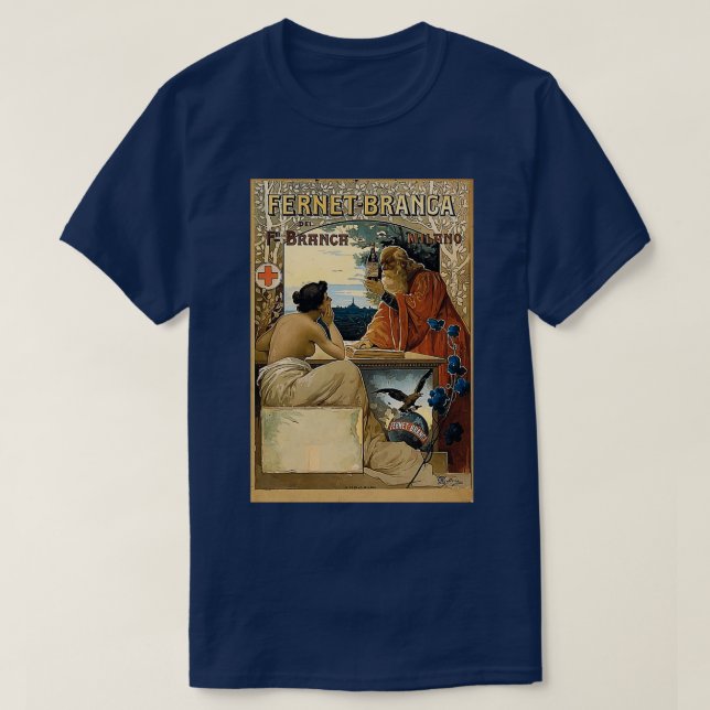 Fernet Vintage T Shirt (Design framsida)