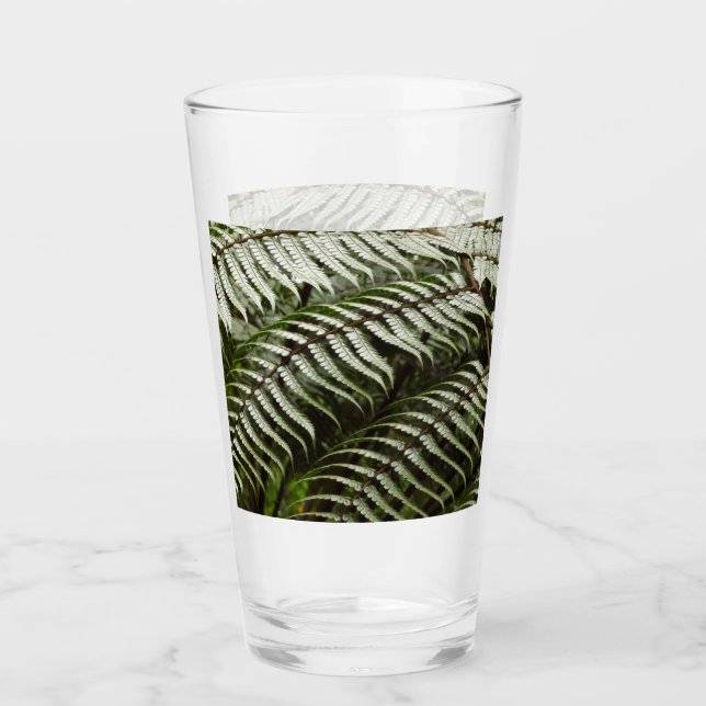 Fernfransar II Mörkgrön natur Glaskopp (Framsida)