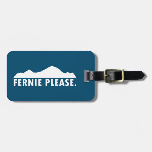 Fernie British Columbia Snälla Bagagebricka