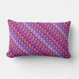 Fernkonst/blått för den fotoDiag remsan/den Purpl Lumbarkudde