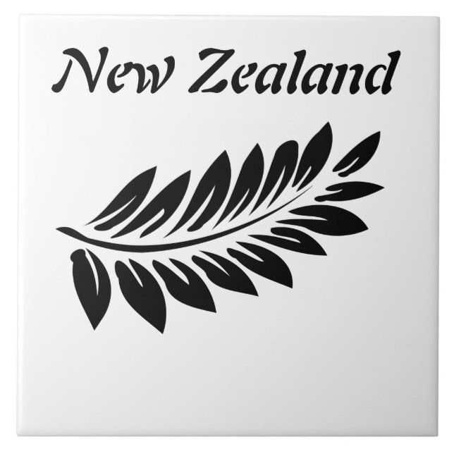 Fernlöv Kakelplatta (Framsidan)