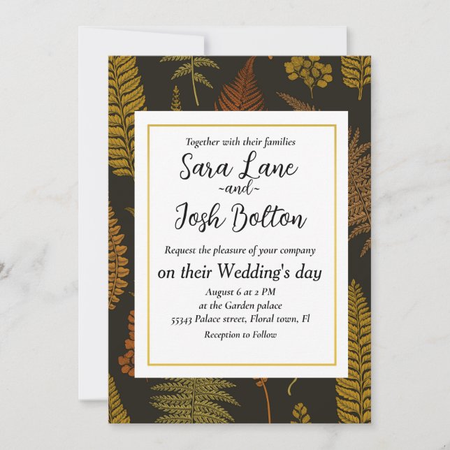 Ferns 3 inbjudningar (Framsida)