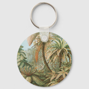 Ferns, Filicinae Laubfarne av Ernst Haeckel Nyckelring