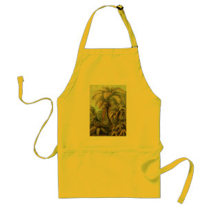 Ferns Handflatan Träd Antique Botanical Ferns Art Förkläde