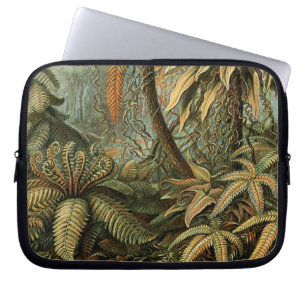 Ferns Handflatan Träd Antique Botanical Ferns Art Laptop Fodral
