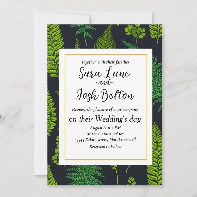 Ferns Inbjudningar (Framsida)