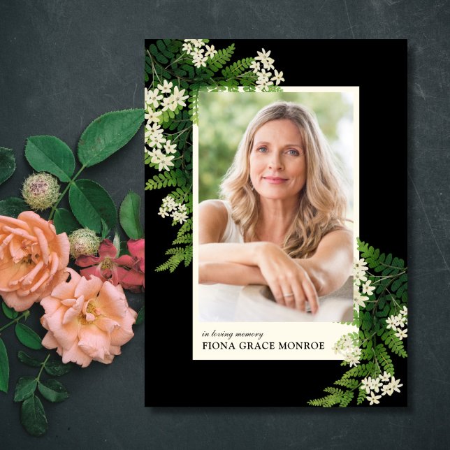 Ferns Photo Memorial Folded Program (Skapare uppladdad)