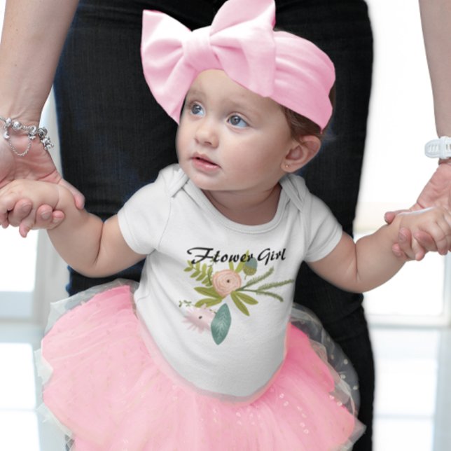 Ferns Ro Acorns Flower Girl Bröllopsfest Tee (Skapare uppladdad)