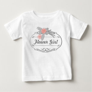 Ferns Ro Acorns Flower Girl Bröllopsfest Tee Shirt