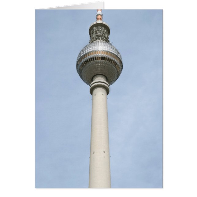 Fernsehturm Berlin Hälsningskort (Framsidan)