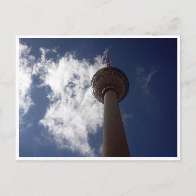 fernsehturm moln vykort (Framsida)