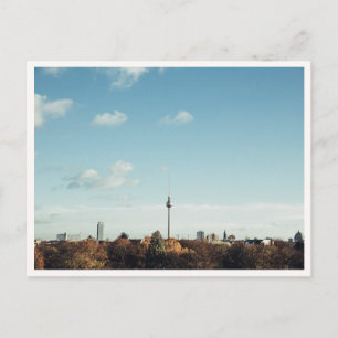 Fernsehturm TV-torn i centrala Berlin Tyskland Fot Vykort