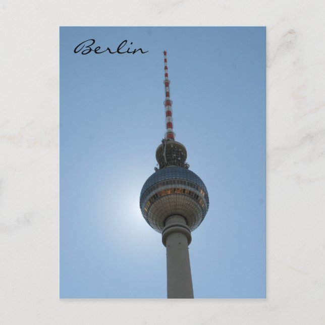 fernsehturmberlin vykort (Framsida)