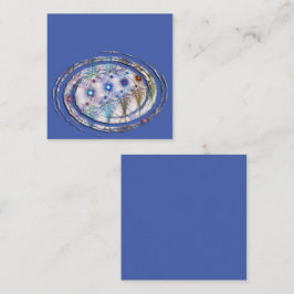 Ferns'N Flowers Abstrakt Fyrkantigt Visitkort