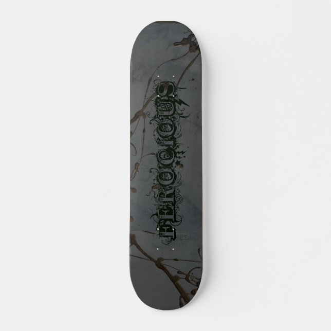 Ferocious Street Paint Old School Skateboard Bräda 21,6 Cm (Framsida)